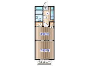 ＣＲＹＳＴＡＬの物件間取画像